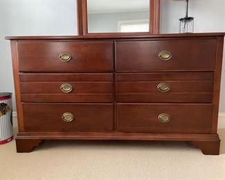 Eddie Bauer Lifestyle for Lane 6-drawer chest of drawers. Measures 56" W x 18" D x 32" H. Photo 1 of 2.
