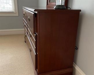 Eddie Bauer Lifestyle for Lane 6-drawer chest of drawers. Measures 56" W x 18" D x 32" H. Photo 2 of 2.