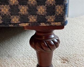 Charles Stewart Company club chair. Measures 32" W x 36" D. Photo 4 of 4.