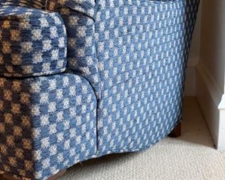 Charles Stewart Company club chair. Measures 32" W x 36" D. Photo 2 of 4.