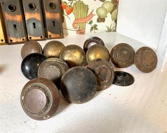 brass! Door knobs