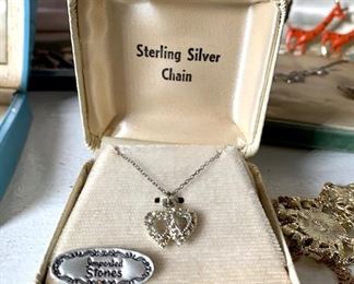 Sterling silver necklace in original box