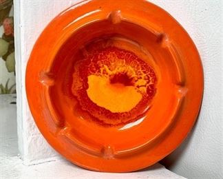 MAde in USA glazed ashtray