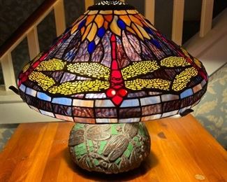 Stained glass lamp MINT!