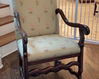 Set of 8 Minton Spidell upholstered dining chairs. Each measures 20" W with 19" seat height. Photo 1 of 6.
