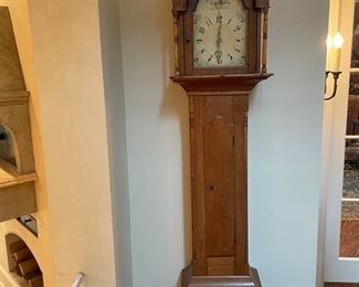 1800s Pennsylvania Dutch Grandfather clock. Photo 1 of 4.