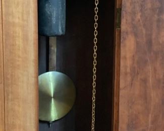 1800s Pennsylvania Dutch Grandfather clock. Photo 3 of 4.