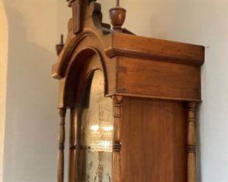1800s Pennsylvania Dutch Grandfather clock. Photo 4 of 4.