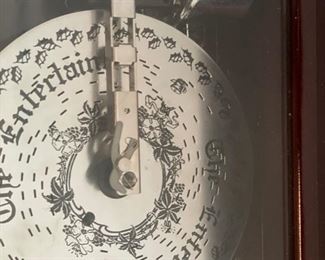 Reproduction metal disc music box - 2 available. Photo 3 of 4.