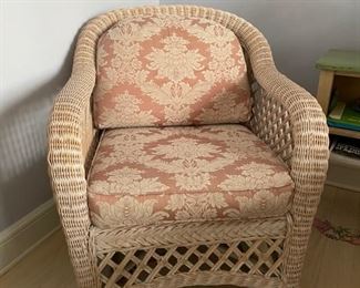 Wicker rocker.