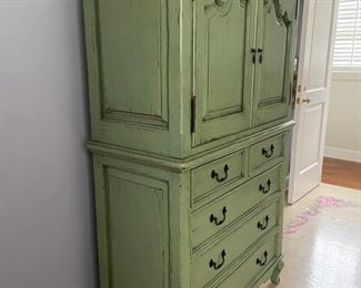 Bausman Cabinet / Armoire. Measures 41" W x 20" D x 69.5" H. Photo 3 of 3.
