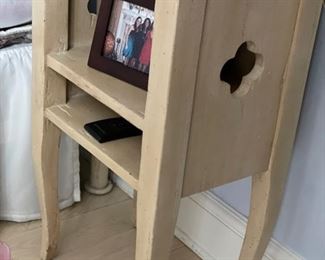 Pair of Bausman bedside tables. Each measures 16" W x 12" x 26.5" H. Photo 2 of 2.