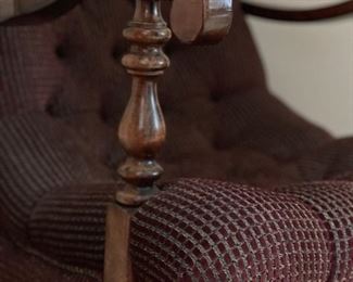 Upholstered chair. Photo 2 of 3.