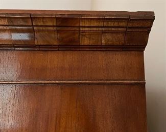 Antique English mahogany linen press. Measures 43" W x 26" D x 82" H. Photo 3 of 4.