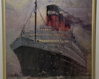 C & G Transatlantique French Line Poster.