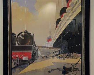 Paris.Havre.New York Poster.