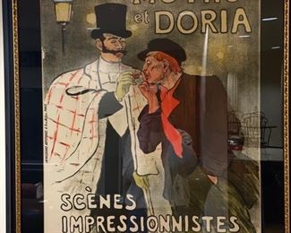 Mothu et Doria Scenes Impressionnistes poster.