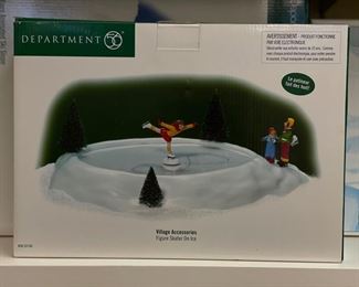 Department 56 Figure Skater on Ice.