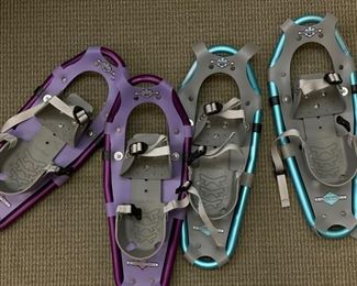 Sample of snowshoes.
