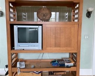 Bookcase / shelving unit. Measures 60" W x 21" D x 76" H. Photo 1 of 2.