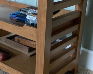 Bookcase / shelving unit. Measures 60" W x 21" D x 76" H. Photo 2 of 2.