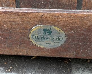 Barlow Tyrie teak storage chest. Photo 2 of 2.
