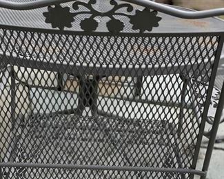 Woodard wrought iron table and 4 chair set. Photo 2 of 2.