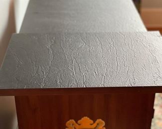 Virginia Galleries cherry flip-top server / bar cabinet. Measures 50" W x 19" D x 34.5" H. Photo 2 of 4.