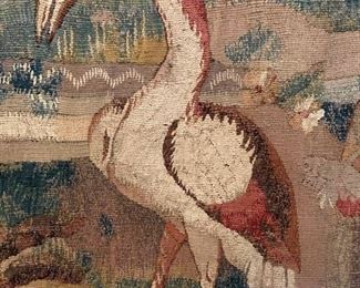 18th Century Aubusson, France Tapestry. Measures 68" x 74". Photo 3 of 6.