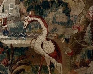 18th Century Aubusson, France Tapestry. Measures 68" x 74". Photo 2 of 6.