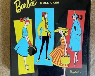 Vintage Barbie Doll Case, Barbie & Clothes. Photo 1 of 2.