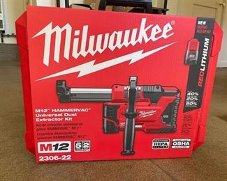 Milwaukee M12 HammerVac Universal Dust Extractor Kit - several available.