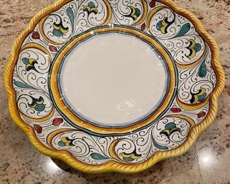 Sample of Italian Ceramic Platters.