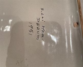 Sample of Deruta Hand-Painted Italian Ceramic Platters. Photo 2 of 2.