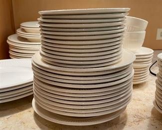 Wedgwood Queen's Ware. Edme Dinner and Salad Plates. Photo 1 of 2.