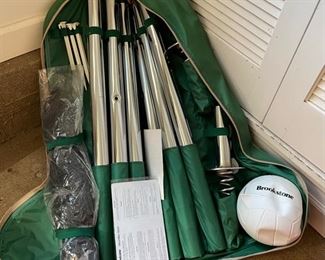 Brookstone Volleyball Set.