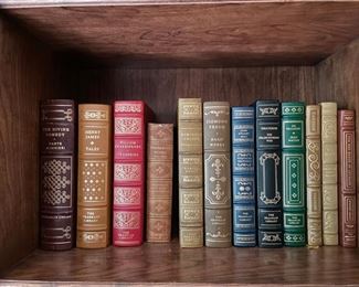 Sample of Leather Bound Classics. Photo 1 of 3.