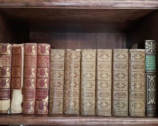 More samples of Leather Bound Books.