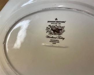 Johnson Brothers Woodland Turkey Platter. Photo 2 of 2.