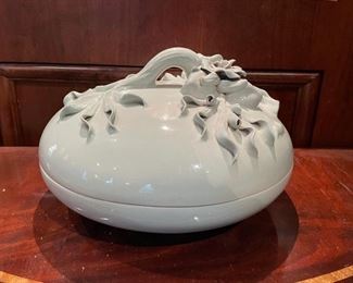 Lidded Ceramic Bowl. Photo 2 of 2.