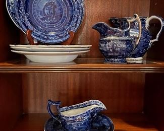 Sample of Flow Blue China.
