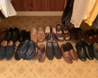 Sample of Men's Size 11 Designer Shoes.