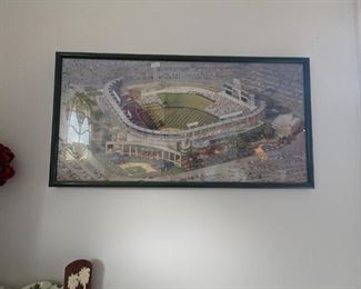 Vintage Angel Stadium Print