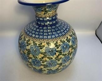 Polish Pottery Vase