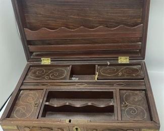 Vintage wood Desk Box