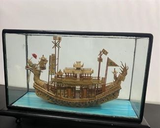 Wood Dragon Ship