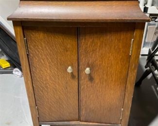 Wood Cabinet w/ Shelves