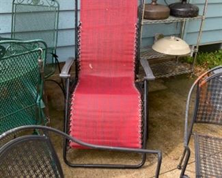 Outdoor Gravity Lawn Chair