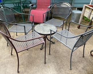 Wrought Iron Patio Set