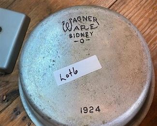 Wagner ware Sidney -O- 1924 aluminum pan
